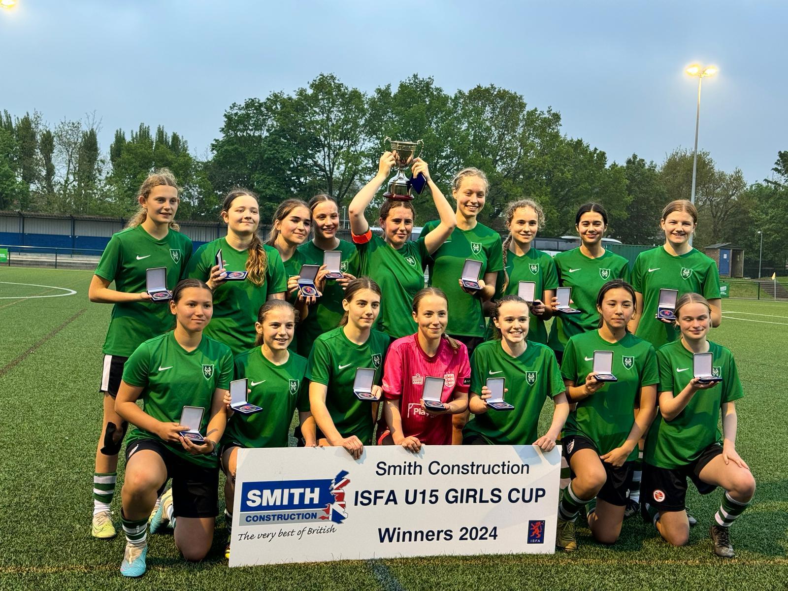 U15 Footballers Win ISFA National Cup! | Independent School Surrey ...